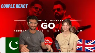 BRITISH X PAKISTANI couple React Go Coke Studio 14 | Go | Magical Journey. Atif Aslam x Abdullah S
