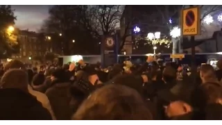 Tottenham fans at Chelsea | Convoy to Stamford Bridge | Chelsea 2-1 Tottenham | Premier League |