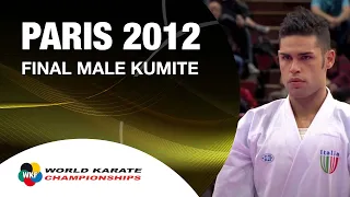 Final Male Kumite -75kg. Luigi Busa vs Rafael Aghayev. World Karate Championships 2012