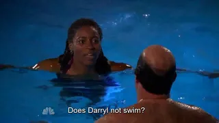 Does Daryl not swim? That's racist! - The Office