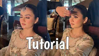 My Nikkah makeup look tutorial | Hira Faisal | Sistrology