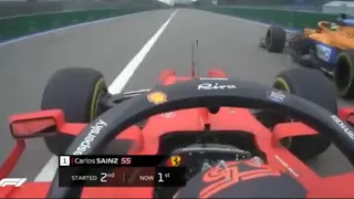 CARLOS SAINZ Incredible Race start | 2021 Russian Grand Prix