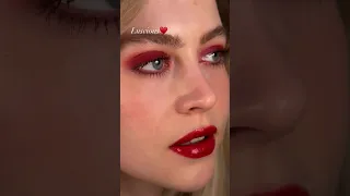 red eye and red lip look | DMAKEUP