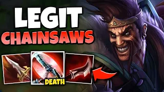 DECIMATE HEALTHBARS IN 2 AUTOS WITH FULL LETHALITY DRAVEN MID! (THIS IS UNFAIR) - League of Legends