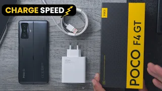 Poco F4 GT - Can it really charge to 100% in 17 mins?