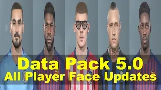 PES 2019 Data Pack 5.0 - All Player Face Updates