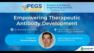 PEGS Europe 2023: Empowering Therapeutic Antibody Development