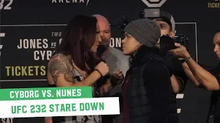 Cris Cyborg vs. Amanda Nunes Face Off | UFC 232 Press Conference