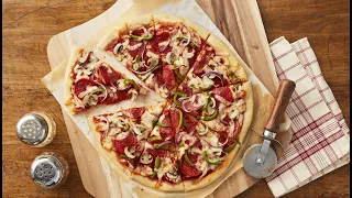 Supreme Pepperoni Homemade Pizza Recipe | Pillsbury