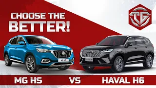 MG HS VS Haval H6 | Crossover SUV | The Garage Review