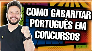 Como GABARITAR PORTUGUÊS em Concursos Públicos (passo a passo)