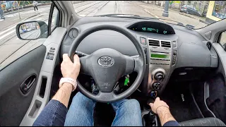 2009 Toyota Yaris [1.0 VVT-I 69 HP] | POV Test Drive #1002 Joe Black