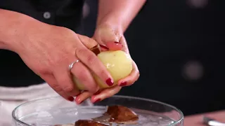 How to Peel a Bunch of Potatoes Really Quickly