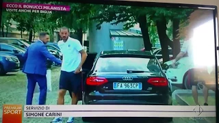 Bonucci al Milan.Visite mediche a Milanello 15.07.2017