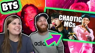 BTS being chaotic MCs COUPLES REACTION