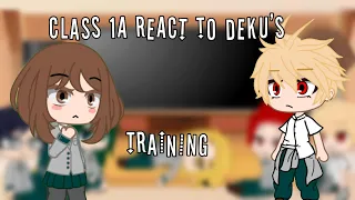 Some of class 1a react to deku/izuku midoriya's training before UA//mha/bnha // first reaction video