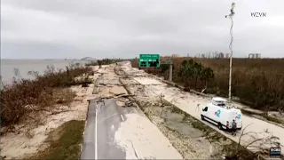 Parts Of Sanibel Causeway Washed Away By Hurricane Ian