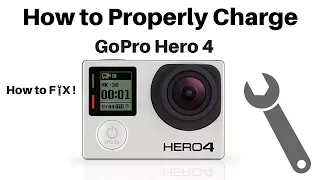 GoPro Hero 4 | How to Properly charge your camera battery