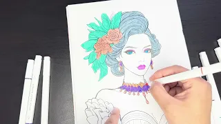 ASMR amazing colouring and satisfying video must watch