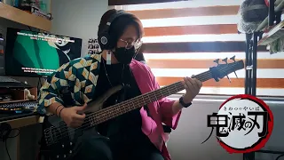 LiSA - Gurenge (紅蓮華 ベース弾いてみた) Demon Slayer OP1 Bass Slap Cover