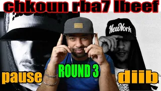 chkoun rba7 lbeef pause vs diib ROUND 3