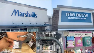 Marshalls and Five Below Walkthrough| Home decors, Cookwares etc.| Washed my car| Truly Irene