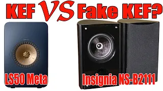 [KEF vs FAKE KEF] Listen 20 Years Old Speakers. Compare to KEF LS50 Meta. Insignia NS-B2111 [CXA81]