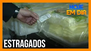 Polícia fiscaliza supermercados deunciados de vender alimentos estragados em São Paulo