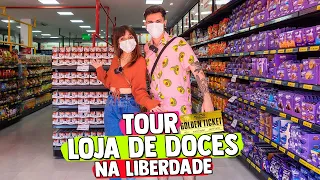 TOUR pela MAIOR LOJA de DOCES da LIBERDADE - Vlog #43