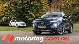 2018 Hyundai Santa Fe v Mazda CX-9 | motoring.com.au