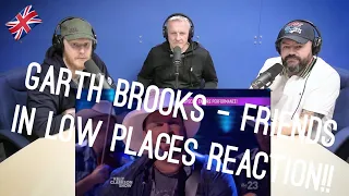 Garth Brooks "Friends In Low Places" Live REACTION!! | OFFICE BLOKES REACT!!