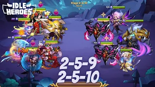 IDLE HEROES - CAMPAIGN STAGES 2-5-9 AND 2-5-10