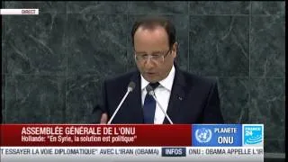 François Hollande : "Des victoires sont possibles contre le terrorisme."