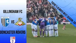 Gillingham FC Vs Doncaster Rovers FC. League 2 season 23/24 final game of the season.