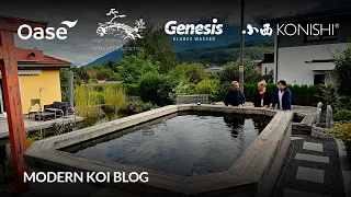 Modern Koi Blog #6199 - Mit Makoto bei Martina von Japan Koi Siess