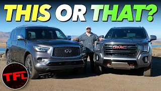 GMC Yukon vs Infiniti QX80: It's Crazy What You Can Get In These Big SUVs! But Which One Is Best?