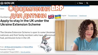 Оформлення BRP для новонародженої дитини у Великобританії/Homes for Ukraine