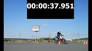 Gymkhana GP 2019 stage1 : Zhilin Evgeniy KTM DUKE 200 : heat1