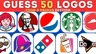 Guess The Logo in 5 Seconds | Logo Quiz | Food & Drink Edition