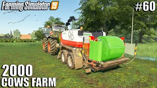 TURNING GRASS TO SILAGE WITH POTTINGER BALER COMBO | 2000 Cows Farm | Farming Simulator 19 | #60