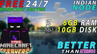 Best 24/7 Free Minecraft Server Hosting | 6GB Ram Free Minecraft Server Hosting