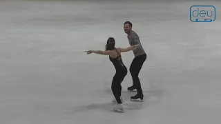 Monika Breitkopf - Krzysztof Sadowski. Oberstdorf 2019. Interrmediate Pairs Artistic. 1st place