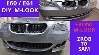 BMW E60 / E61 LCI bumper M-LOOK - DIY assembly