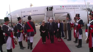 Arrivo del Presidente Mattarella a Buenos Aires per la Visita di Stato nella Repubblica Argentina