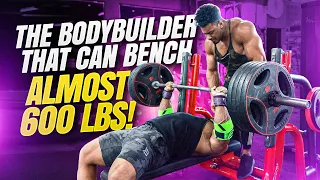 THE BODYBUILDER THAT CAN BENCH PRESS ALMOST 600 LBS/272 KG!