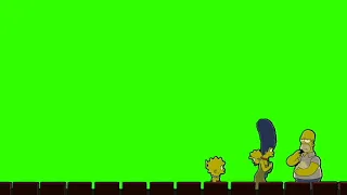 The Simpsons Theater Green Screen End Credits (Full 16:9 Screen)