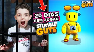 FIQUEI 20 DIAS SEM JOGAR STUMBLE GUYS & GANHEI MUITA COROA - Piero Start Games