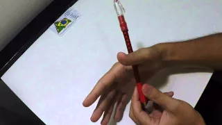 Tutorial Flick (Português Brasil) Pen Spinning - Girar Caneta