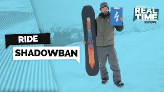Ride Shadowban Snowboard  | Whitelines Real Time Reviews