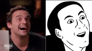 Jake Johnson Imitates Popular Internet Memes - Speakeasy